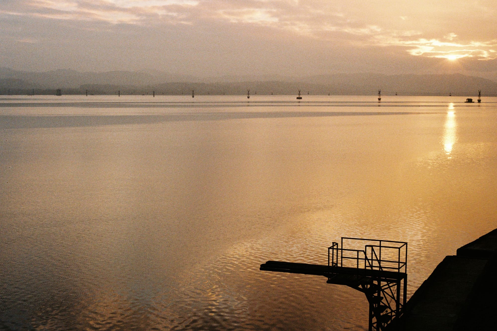 Tuzla - Trying to capture the golden hour at Jezero (lake) Modrac