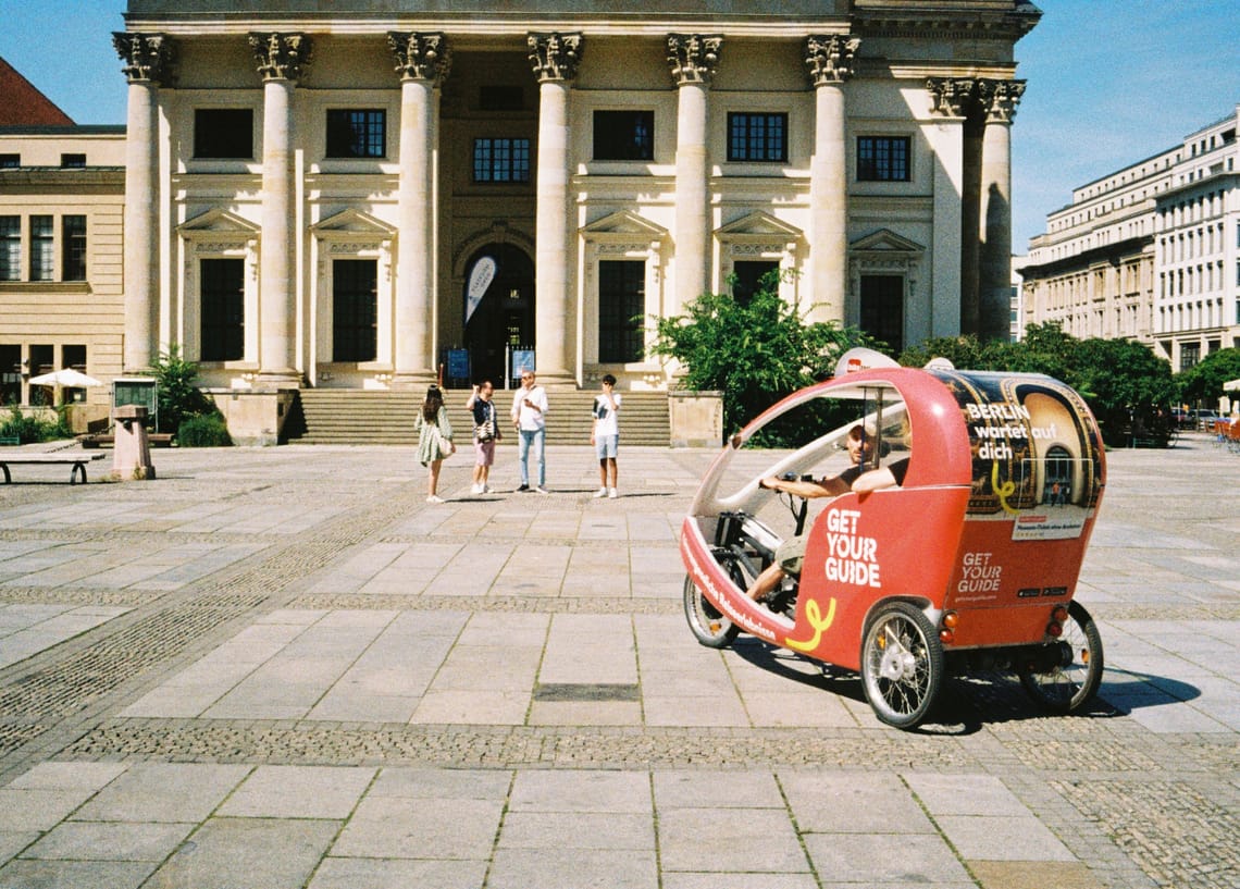 Berlin Diaries - Bike ride through the city on the summer of 2022, captured on a half frame film camera