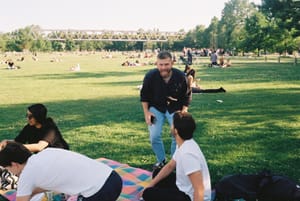 Berlin Diaries - Picnic on a summer with colleagues